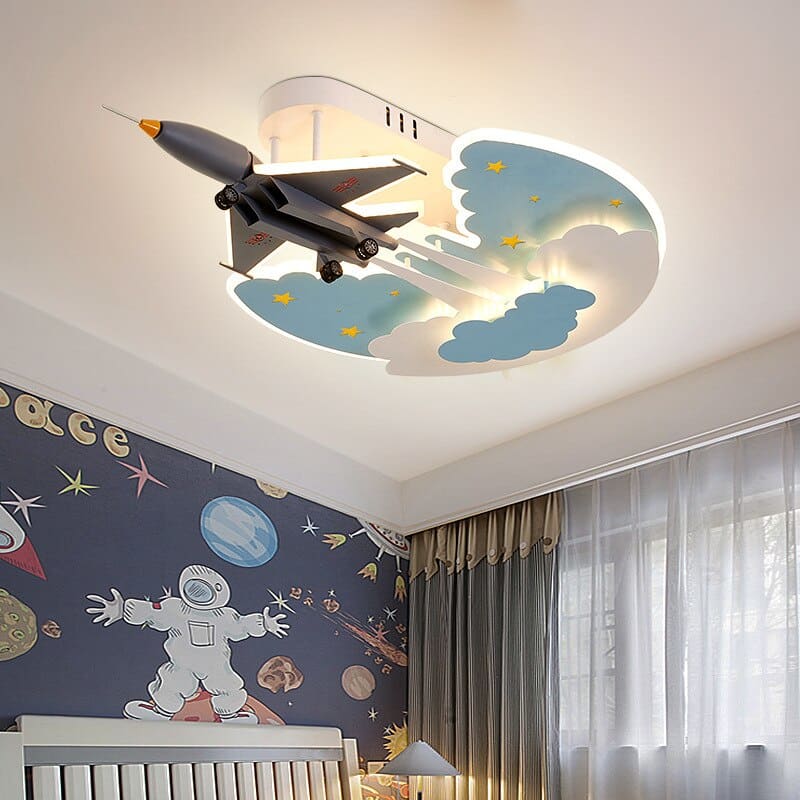 Creative Cartoon Fighter Jet LED Ceiling Lights