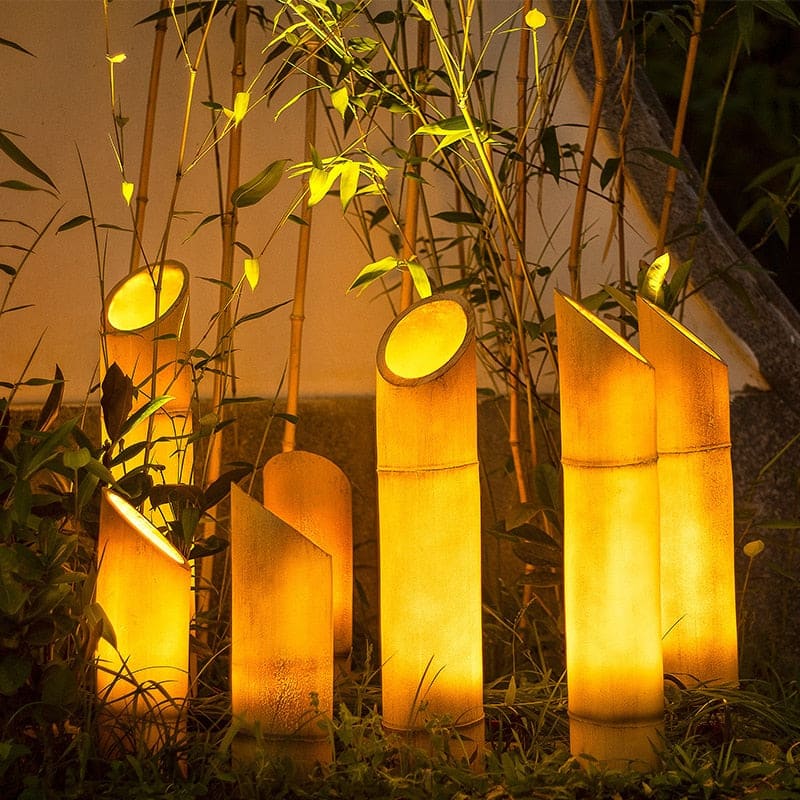 Creative Bamboo Garden Lamp