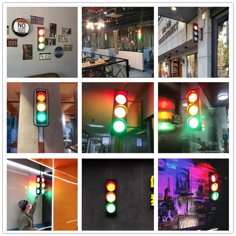 Double-Sided Traffic Light with Remote