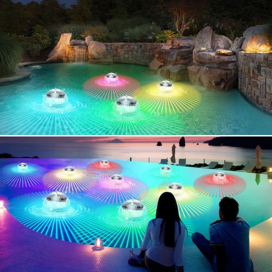 Floating Swimming Pool Disco Light