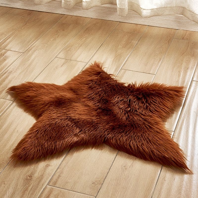 Fluffy Star Shape Carpet