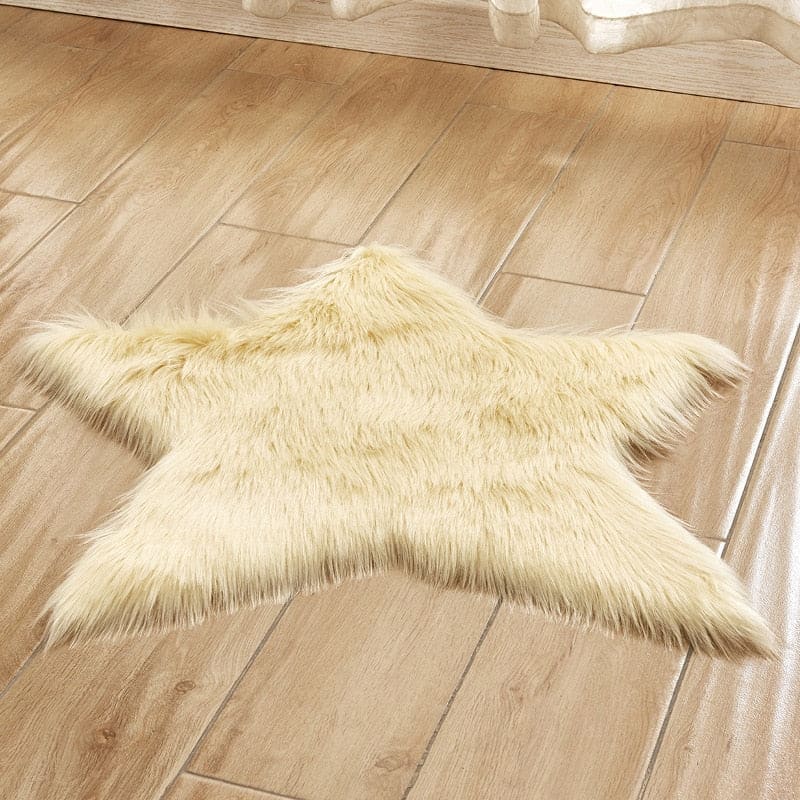 Fluffy Star Shape Carpet