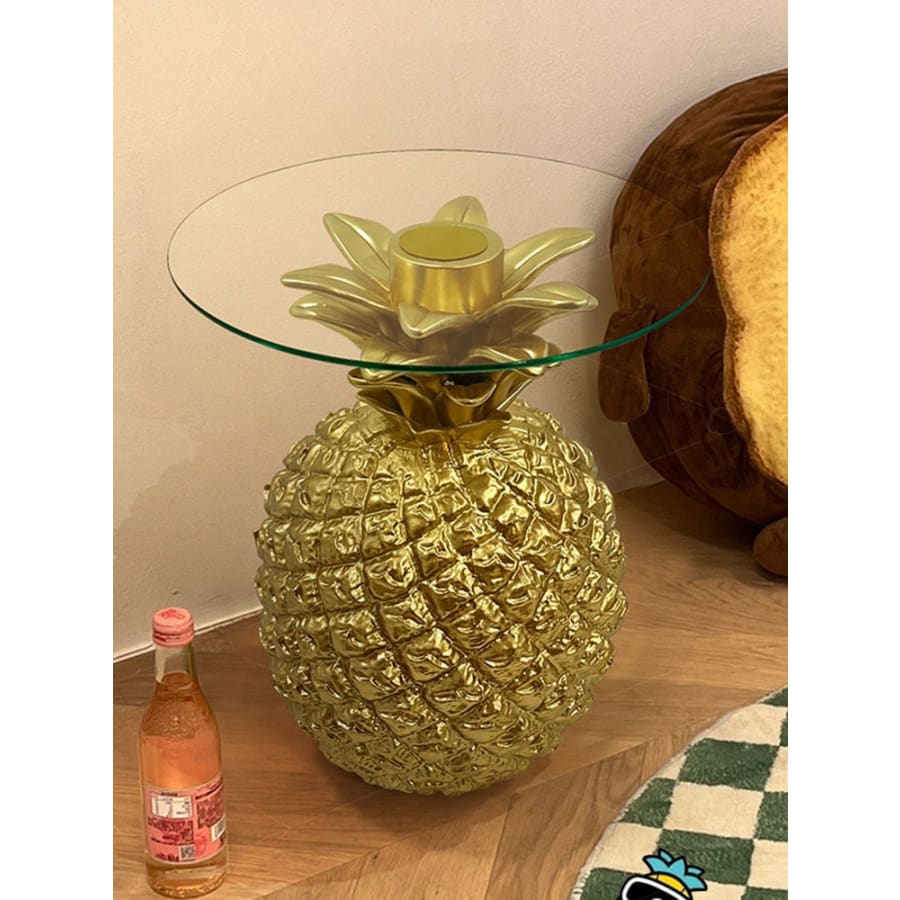 Gold Pineapple Coffee Table