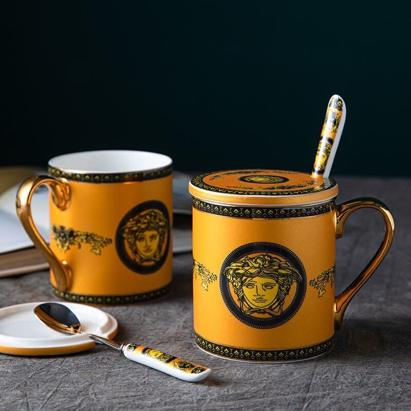 Medusa Coffee Mug and Spoon