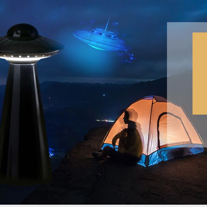 UFO Flying Saucer Table Lamp